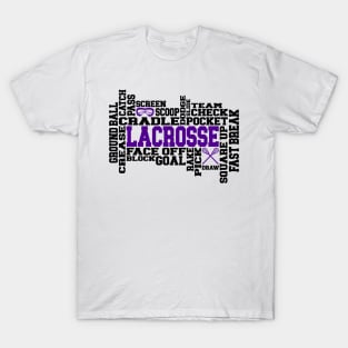 Ladies Lacrosse Wordy T-Shirt